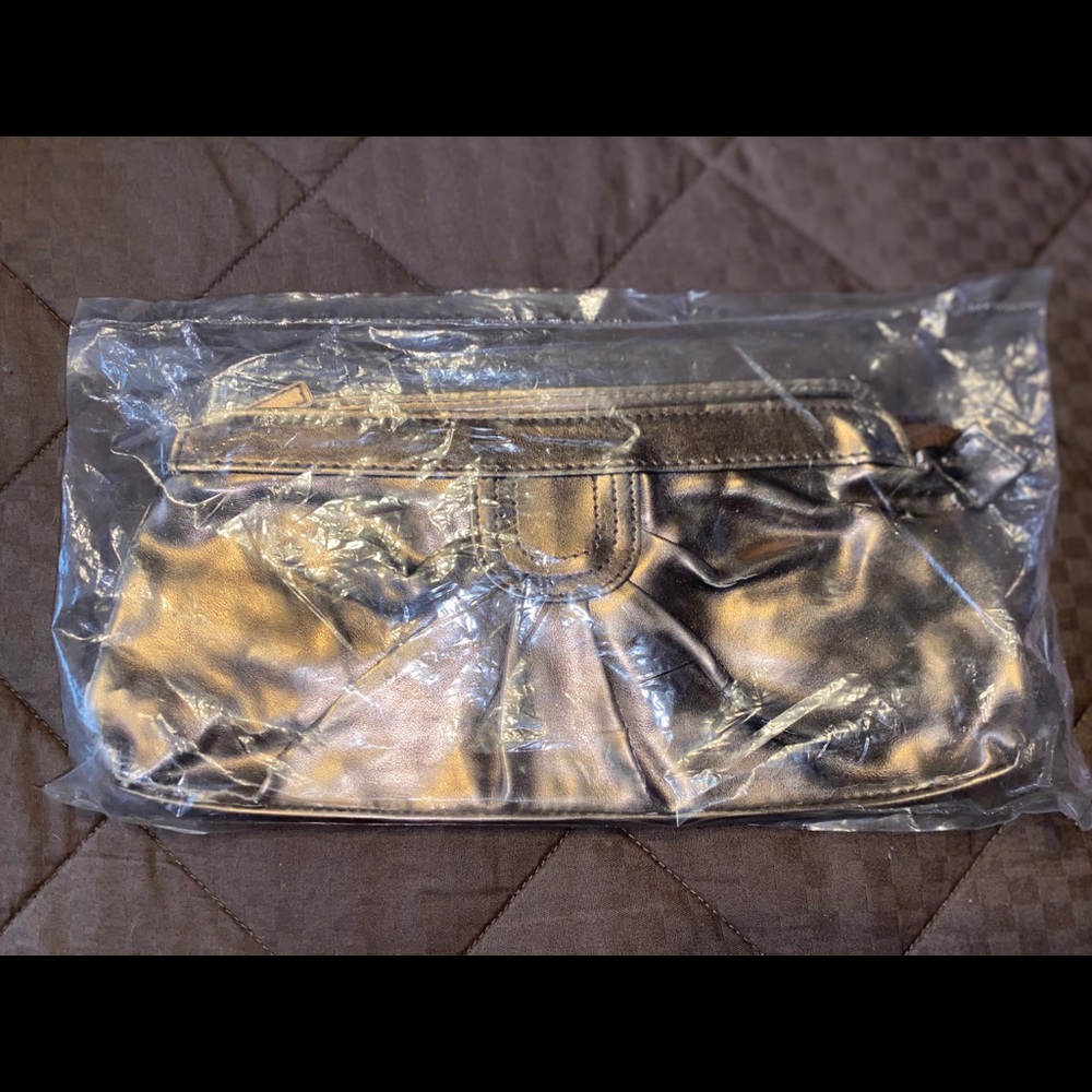 Small Gold Hand Bag
